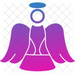 Angel Icon - Download in Gradient Style