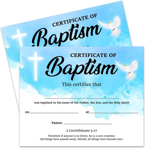 Amazon Baby Baptism Certificate Baby Dedication Certificate