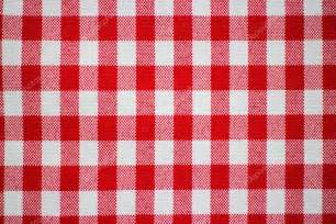 Red and white checkered tablecloth — Stock Photo © rayhuephoto #66567417