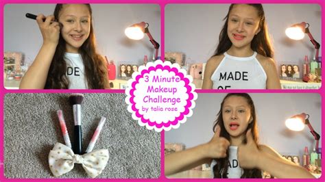 3 Minute Makeup Challenge💜 Youtube