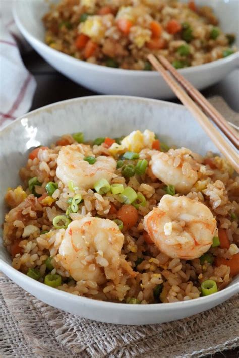 Instant Pot Shrimp Fried Rice A Pressure Cooker Kitchen