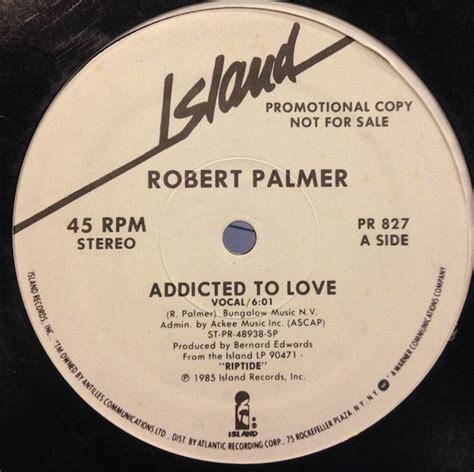 Robert Palmer - Addicted To Love (1985, Vinyl) | Discogs