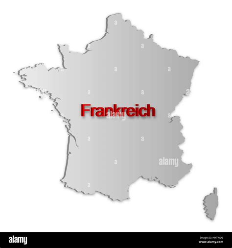 Frankreich Leere Karte Fotos Und Bildmaterial In Hoher Aufl Sung Alamy