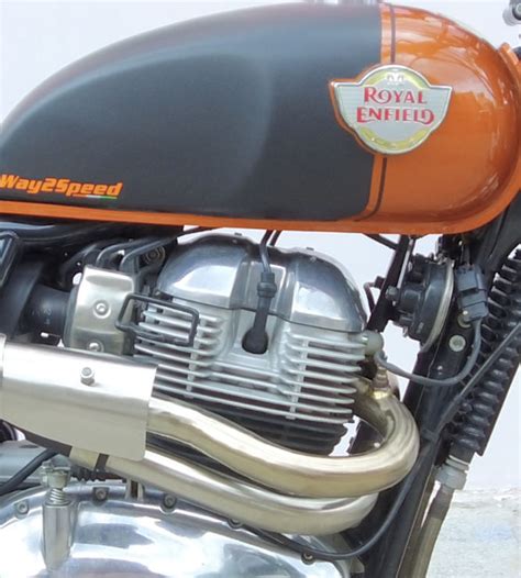 Scrambler Style Exhaust For Royal Enfield Interceptor 650 India S