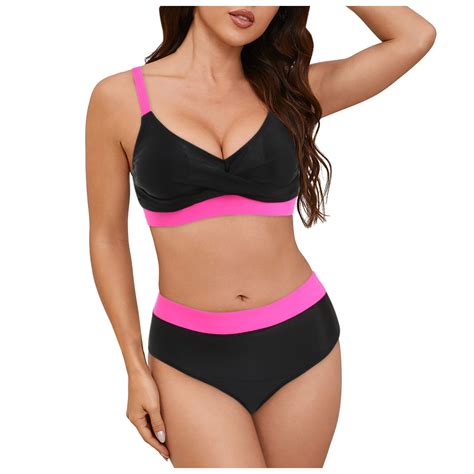 Cbdelite Bikini Set Sexy Two Piece Swimsuit For Women Bathing Suits Beach Push Up Swimwear High