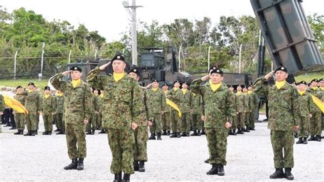 日本陆上自卫队在冲绳本岛 举行首个地对舰部队成立仪式 ＊ 阿波罗新闻网