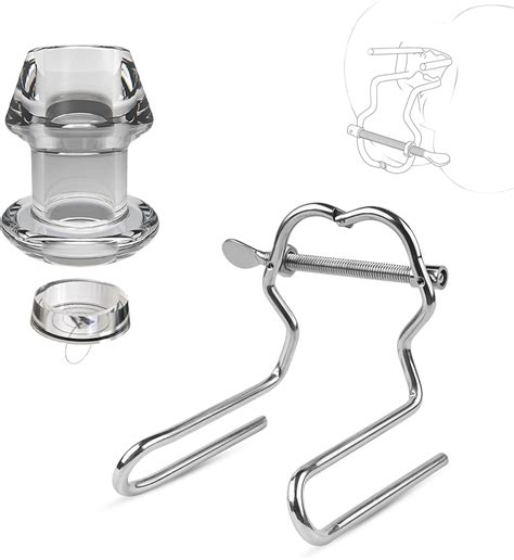 Analspielzeuge Set Edelstahl Anal Spreizer Schamlippenspreizer Einstellbar Anal Plug Butt Plug