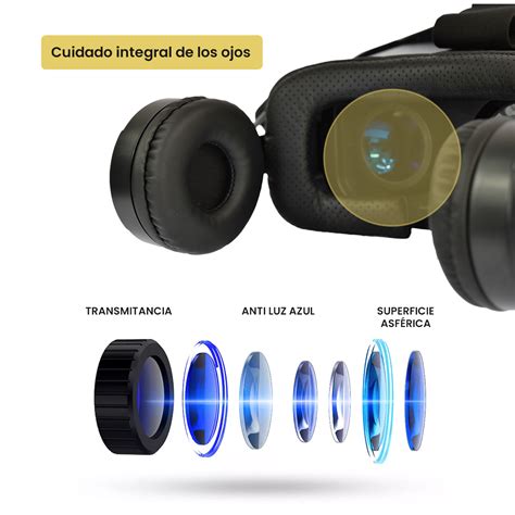 Ripley LENTES DE REALIDAD VIRTUAL VR BOX ULTRA AUDÍFONOS LEVO