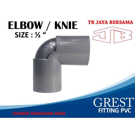 Jual Sambungan Fitting Pvc Knee Aw Grest Elbow Aw Inch Grest