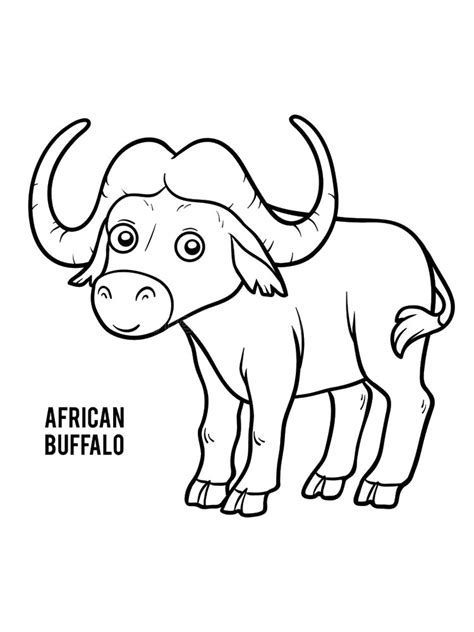 Buffalo Coloring Page Coloring Pages