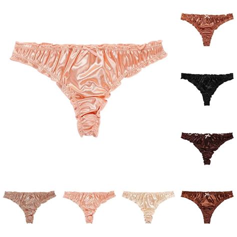 CULOTTE LINGERIE String Satin En Soie F Minine String G Pour Femmes EUR PicClick FR