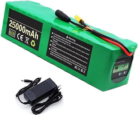 Amazon WXFKLDJ 18650 60V 25Ah E Bike Lithium Ion Battery 16S4P