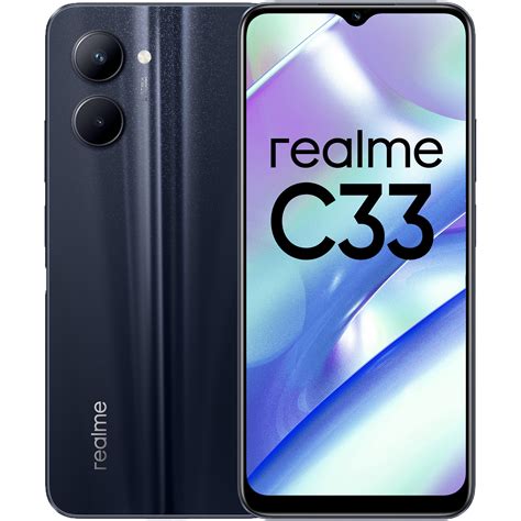 Telefon mobil realme C33, Dual SIM, 4GB RAM, 64GB, 4G, Night Sea - eMAG.ro