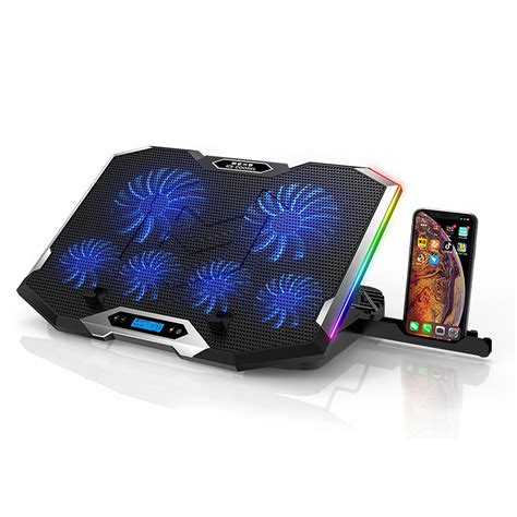 Ice Coorel Gaming Laptop Cooler Rgb Cooling Pad Radiator Usb Fans