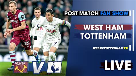 West Ham Vs Tottenham • Premier League Ft Barnabyslater [post Match