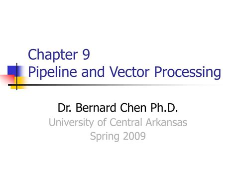 Ppt Chapter Pipeline And Vector Processing Powerpoint Presentation