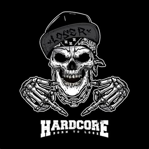 Premium Vector Hip Hop Skull Gangsta