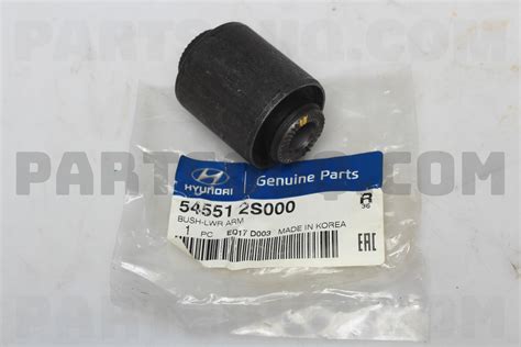 545512S000 Hyundai / KIA BUSH-LWR ARM, Price: 11.29$, Weight: 0.21kg ...