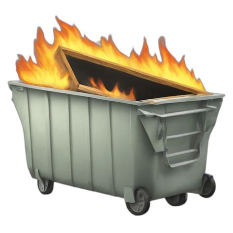 Create A Dumpster On Fire  Emoji But The Dumpster Is The Word Content Ai Emoji Generator