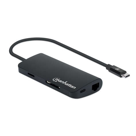 Konwerter Adapter Manhattan Usb C Multiport Hdmi Xusb A Usb C Pd