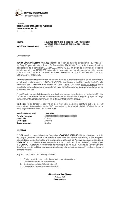 C Dula Catastral Certificado De Tradici N Y Libertad