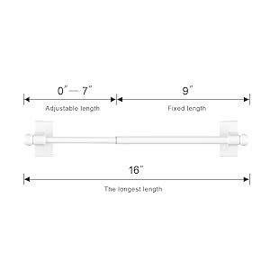 WL Rocaille Adjustable Magnetic Rods For Mental Appliance Doors