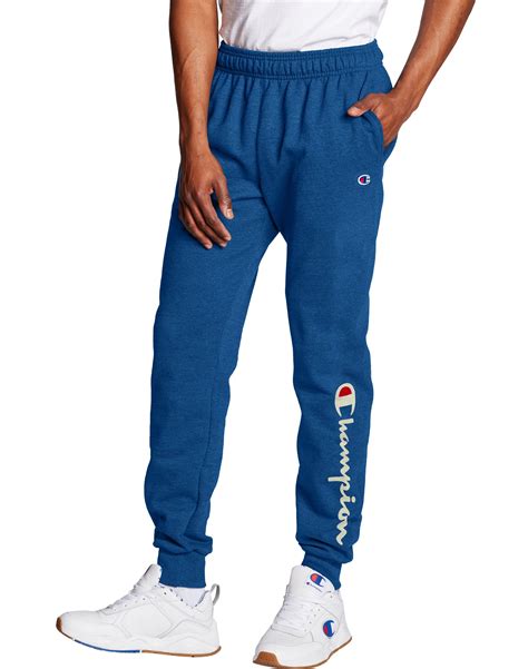 Gf22h 586296 Champion Mens Powerblend Fleece Joggers