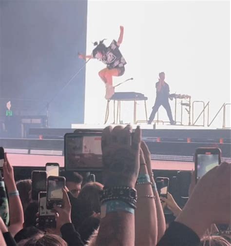 Billie Eilish Performing At The Qudos Bank Arena In Sydney Australia