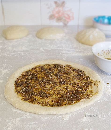 Man oushe منقوشه a Levantine Za atar Flatbread Recipe Food