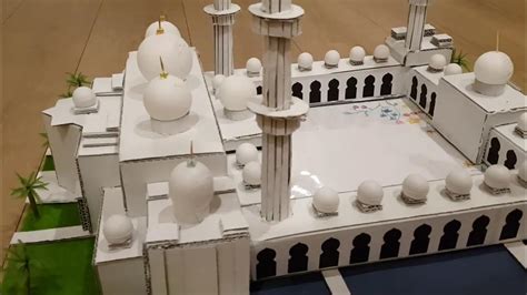 Sheikh Zayed Cardboard Mosque Youtube