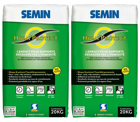 Semin Enduit Spécial Maçonnerie Humides Humi Protect Intérieur