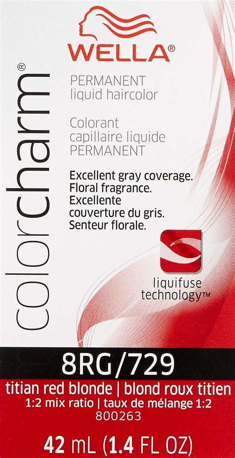 Wella Colorcharm Rg Titan Red Blonde Liquid Hair Color Gray Coverage Buy Now With Express