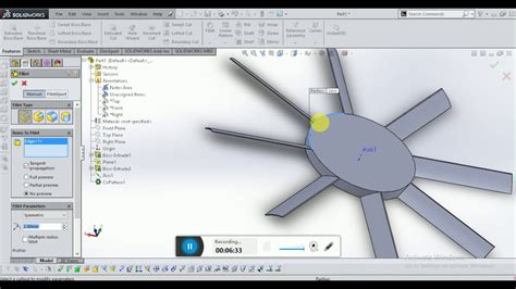 How To Design Turbine Blades In Solidworks Youtube