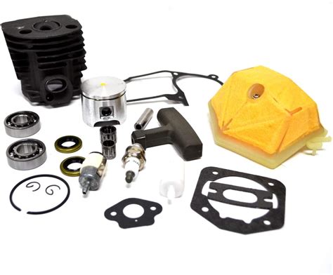 46mm Cylinder Piston Kit With Gasket Oil Seal Pin Bearing Grip Replacement For