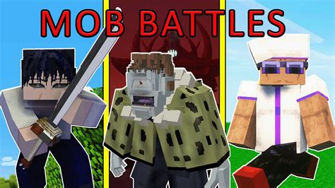 Chaos Mob Battles Minecraft Jujutsu Kaisen Mod Youtube