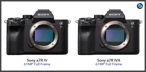 Sony a7R IV vs Sony a7R IVA: Specifications Comparison