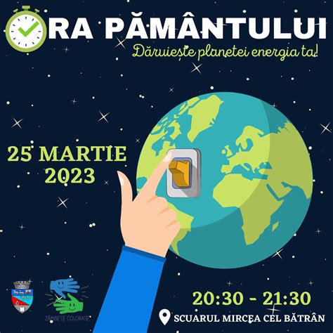 Ora Pământuluila Râmnicu Vâlcea Sâmbătă 25 martie iluminatul