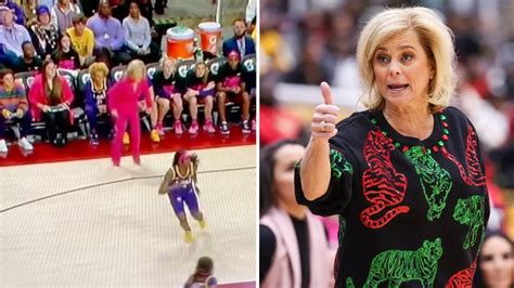 Kim Mulkey follows out-of-control college basketball court invasion trend - The Mirror US