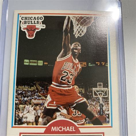 Michael Jordan 1990 Fleer Card 26 Error Misprint No Line Mnt Rare Ssp