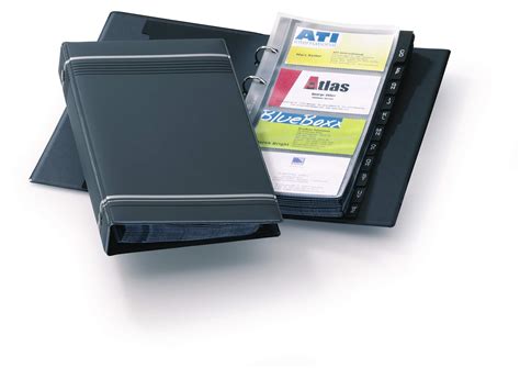 Durable Visifix Business Card Ring Binder Album A Z Index Tabs