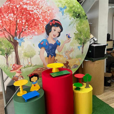 Kit Pegue e Monte Branca de Neve Locação Elo7