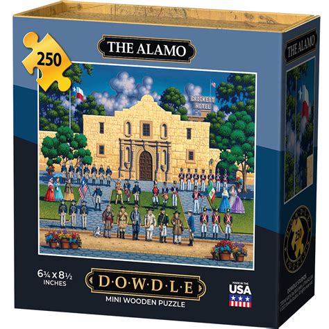 The Alamo Mini Puzzle 250 Piece Dowdle Folk Art