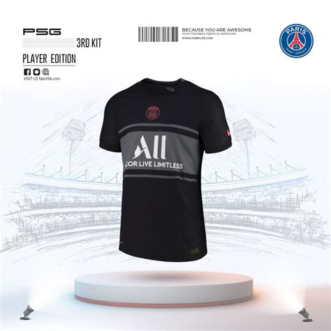 Psg 3rd Kit 21 22 Player Edition At Best Price Fabrilife