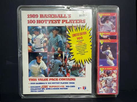 Baseballs Hottest Players Collector Set Score Limited Edition