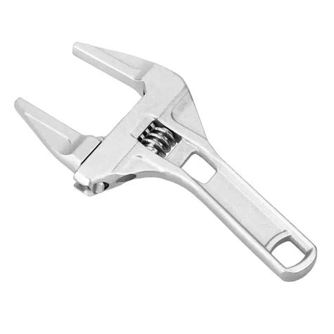 Universal Snap Grip Wrench Aluminum Alloy Short Shank Large Opening Adjustable Wrench Spanner ...