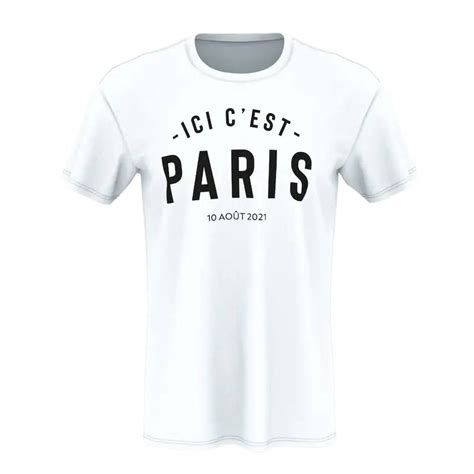 パリサンジェルマン チームオフィシャル ICI C EST PARIS Messi Tシャツ 半袖 アパレル類は2点以上でALL5 引き