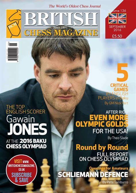 British Chess Magazine - September 2016 Back Issue