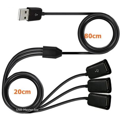 【USB ‒ 3x USB】Разветвитель >> Купить по лучшей цене ≡ Отзывы ≡ Гарантия