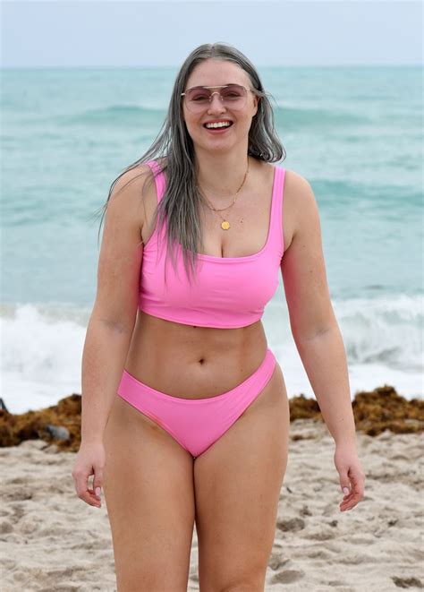 ISKRA LAWRENCE In Bikini At A Beach In Miami 01 27 2019 HawtCelebs