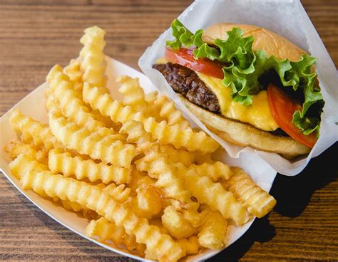 Crinkle Cut Fries To Go With The Shackburger